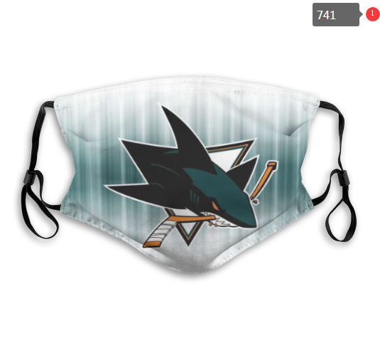 NHL San Jose Sharks #10 Dust mask with filter